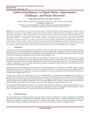 数字媒体中的人工智能：机遇，